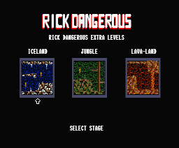rick dangerous - extra levels